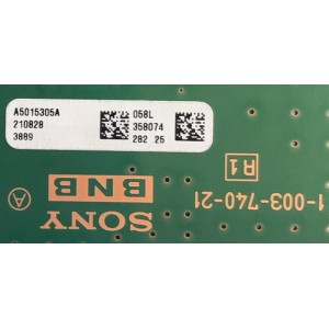 MAIN PARA SMART TV SONY ULTRA HD HDR 4K (3840 x 2160) NUMERO DE PARTE A-5015-318-A / 1-003-740-21 / 210828 / 368074 / A5015305A 058 / A-5015-305-A / PANEL YSAF085CNU01 / MODELOS / XBR-85X81CH / XBR85X81CH
